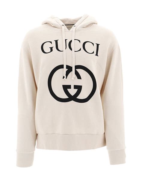 gucci bulldog hoodie|white gucci logo hoodie men.